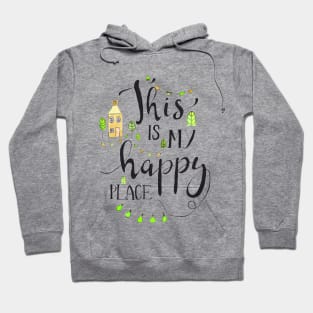 Happy place lime Hoodie